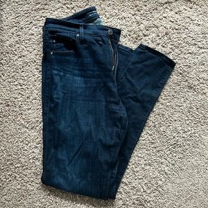 Adriano Goldschmied AG Farrah Skinny - High Rise Skinny - 32R - Dark Wash